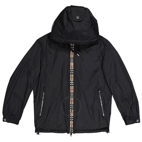 Burberry Vintage Check Panel Hooded Jacket 50 (US Size 40) 